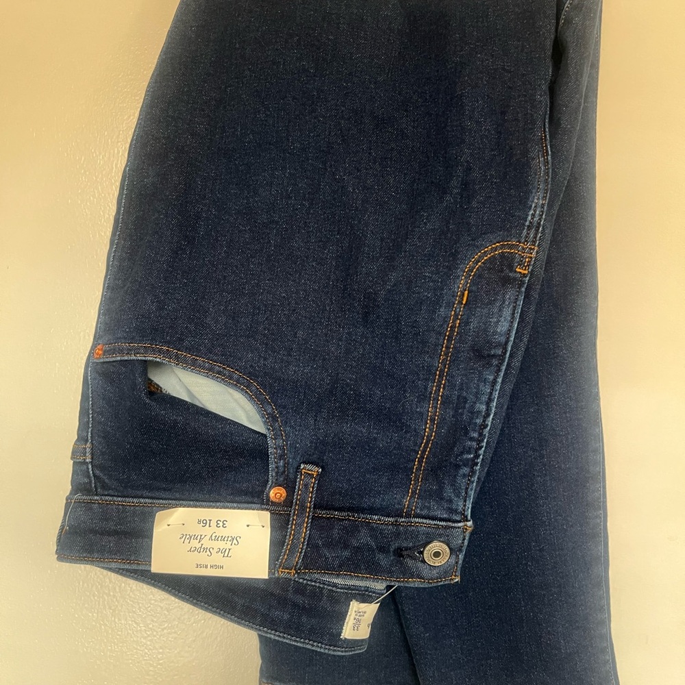 Abercrombie & Fitch Dark Blue Super Skinny Jeans